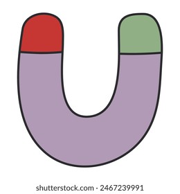 Modern design icon of magnet

