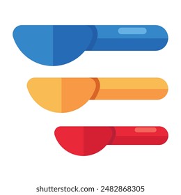 Modern design icon of measuring spoons