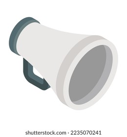 Icono de diseño moderno de megáfono 