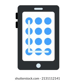 Modern design icon of mobile apps

