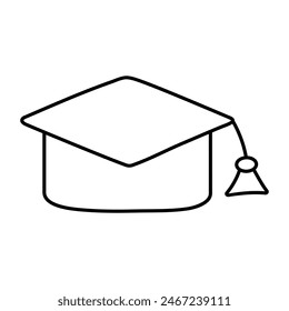 Icono de diseño moderno de mortarboard

