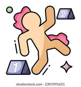 Modern design icon of murder trace