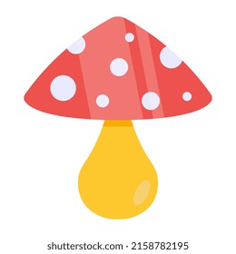 Modern design icon of mushroom