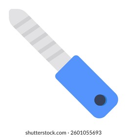Modern design icon of nail filer