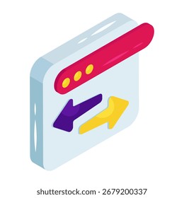 Modern design icon of online data transfer