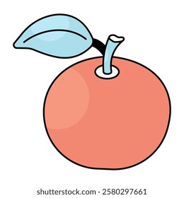 Modern design icon of orange