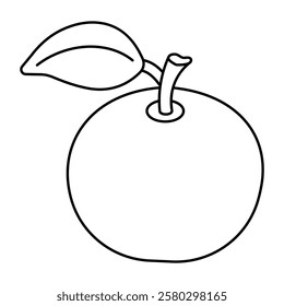 Modern design icon of orange