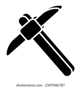 Icono de diseño moderno de pickaxe