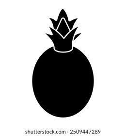 Modern design icon of pineapple 
