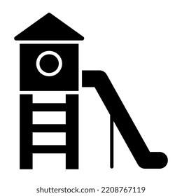Icono de diseño moderno del patio de recreo 