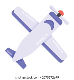 Icono de diseño moderno del plano de la hélice 