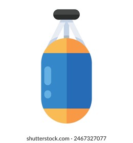 A modern design icon of punching bag