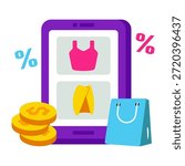 Modern design icon of select product 