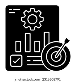 Modern design icon of seo analytics 