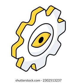 Modern design icon of setting monitoring 