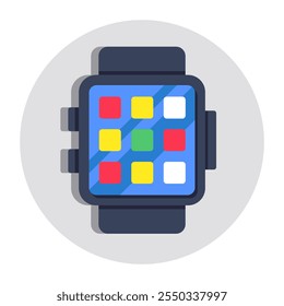 Modern design icon of smartwatch
