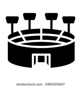 Moderne Design-Ikone des Stadions