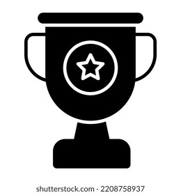 Modern design icon of star trophy 