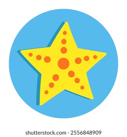Modern design icon of starfish