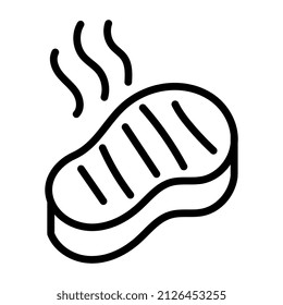 Moderne Design-Ikone aus Steak

