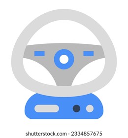 Modern design icon of steering 