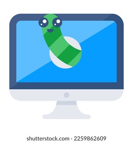 Modern design icon of system hacking 