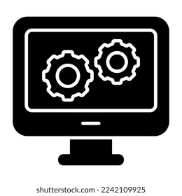 Modern design icon of system setting 