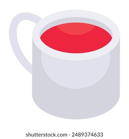 Moderne Design-Ikone der Teetasse