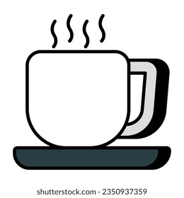 Modernes Design-Symbol für Teacup