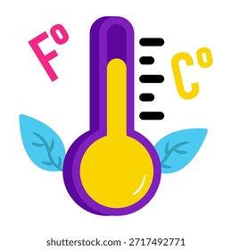 Icono de diseño moderno del termómetro 