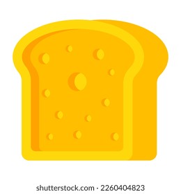 Modern design icon of toast 