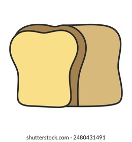 Modern design icon of toast 

