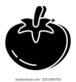 Modern design icon of tomato 