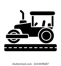 Modern design icon of tractor