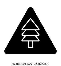 Icono de diseño moderno de los árboles
