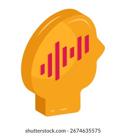 Icono de diseño moderno de reconocimiento de voz