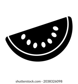 Eine moderne Design-Ikone der Wassermelone-Scheibe