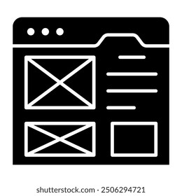 Icono de diseño moderno de Diseño web 