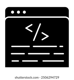 Modern design icon of web design 