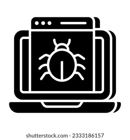 Modernes Design-Symbol für Web-Bug
