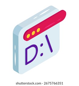 Modernes Design-Symbol der Web-Domain