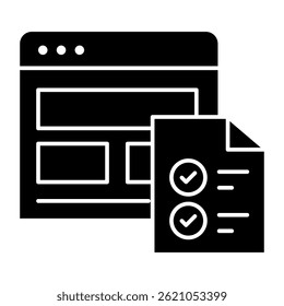 Ícone de design moderno do layout da Web