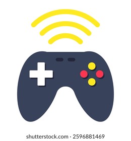 Modern design icon of wireless gaming