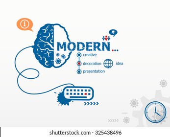 Modern design illustration concepts for business, consulting, finance, management, career.  