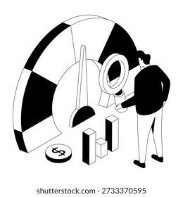 Modern design illustration of speed optimization 