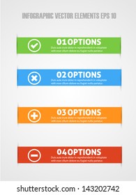 Modern design info graphics template