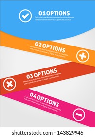 Modern design info graphics template