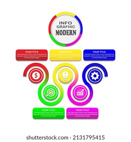 modern design infographic layout template