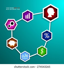 Modern Design. Infographic design on the  background. Vector illustration. Eps 10