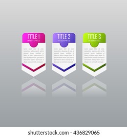 Modern design infographic template. Infographic template can be used for chart, diagram, web design, workflow layout